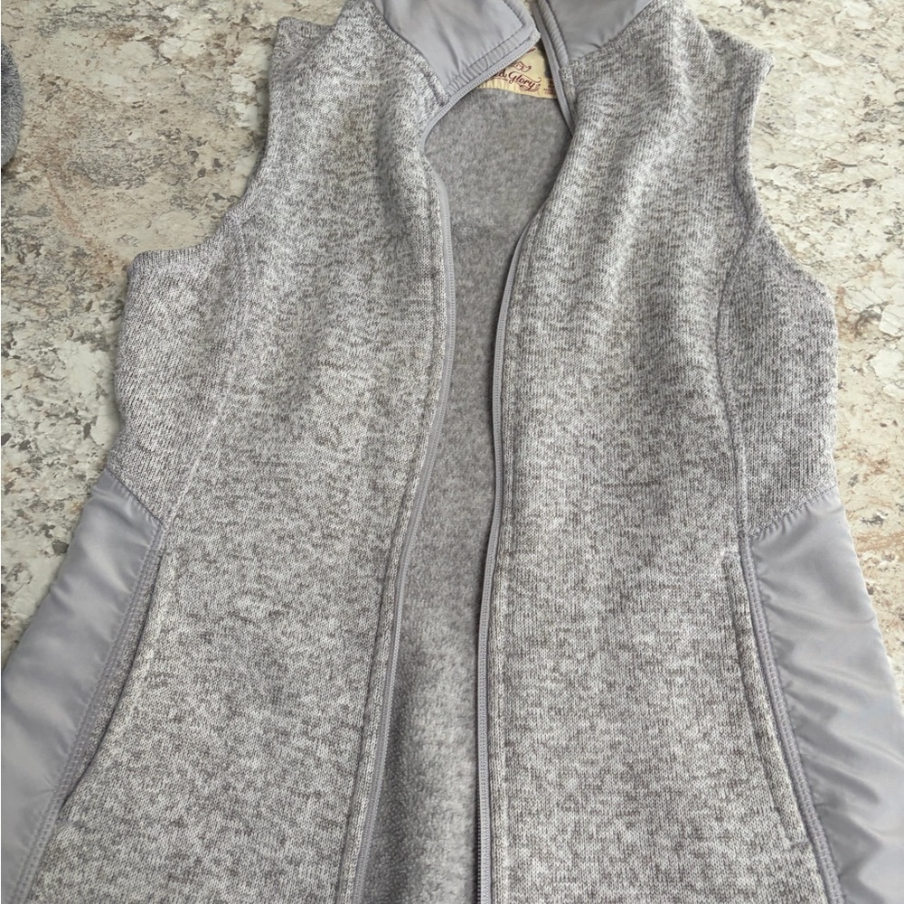 Faded Glory Light Gray Women's Vest